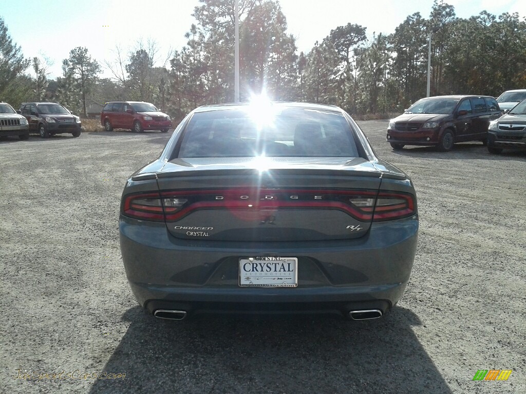 2018 Charger R/T - Destroyer Gray / Black photo #4