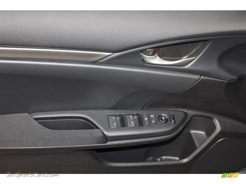 2018 Civic LX Hatchback - Sonic Gray Metallic / Black photo #12