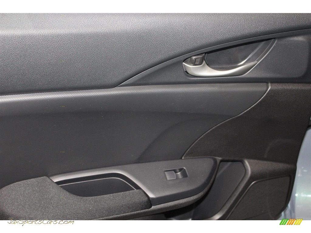 2018 Civic LX Hatchback - Sonic Gray Metallic / Black photo #26