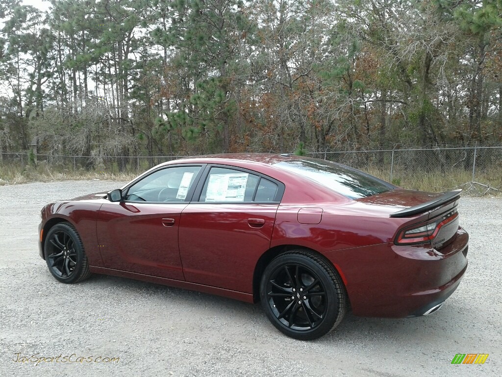 2018 Charger SXT - Octane Red Pearl / Black photo #3