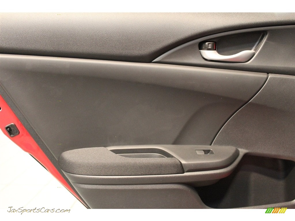2018 Civic LX Sedan - San Marino Red / Black photo #23