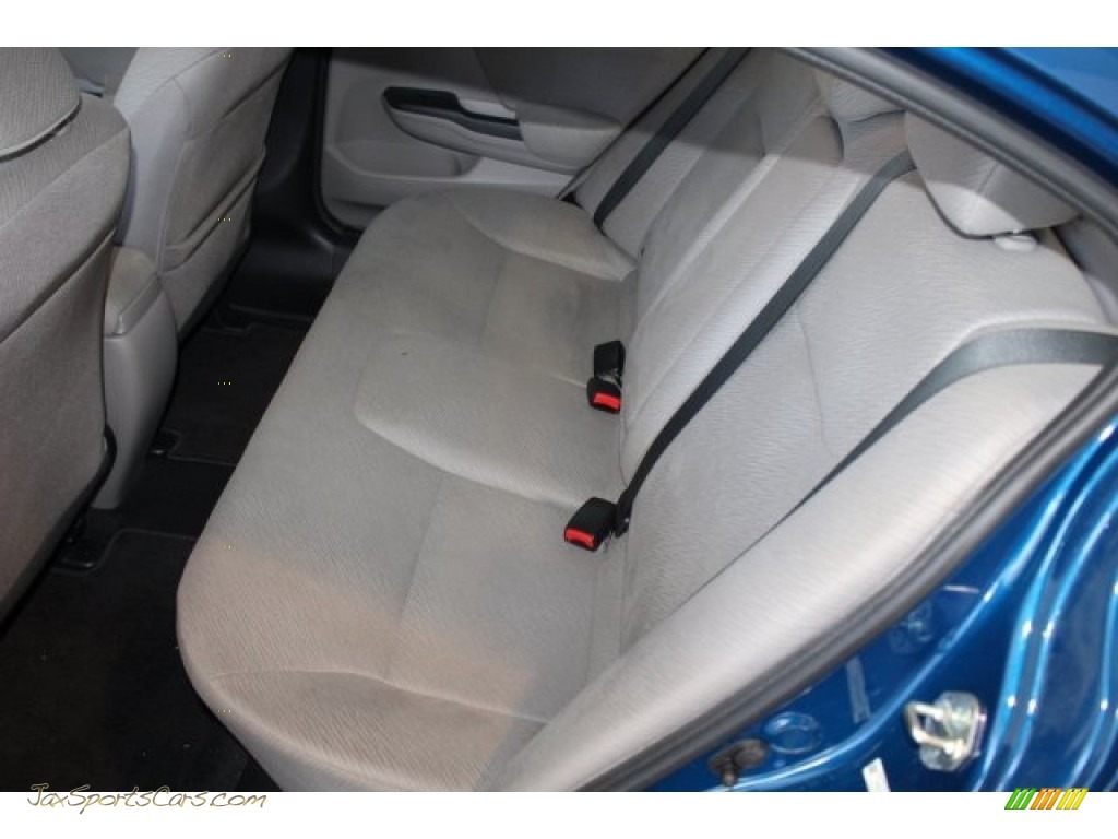 2013 Civic EX Sedan - Dyno Blue Pearl / Gray photo #32