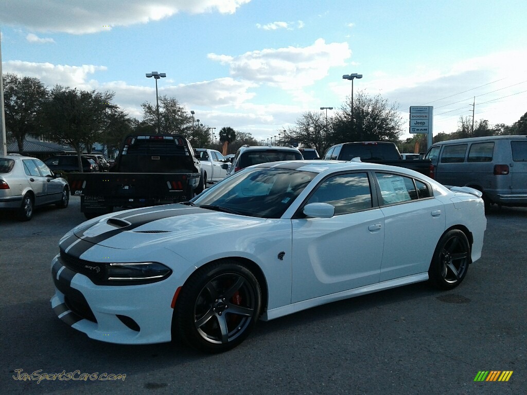 2018 Charger SRT Hellcat - White Knuckle / Sepia/Black photo #1
