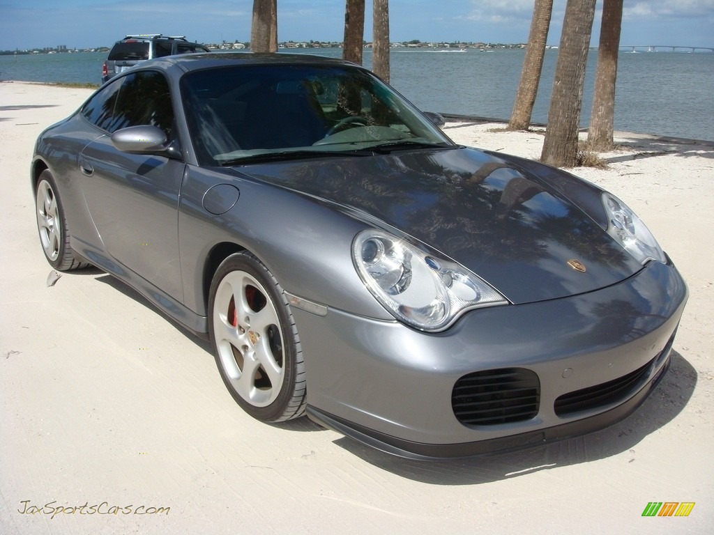Seal Grey Metallic / Graphite Grey Porsche 911 Carrera 4S Coupe