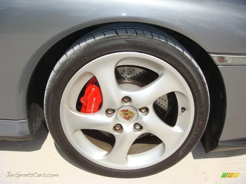 2003 911 Carrera 4S Coupe - Seal Grey Metallic / Graphite Grey photo #21
