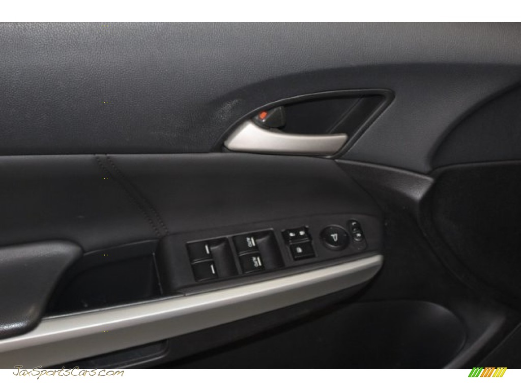 2010 Accord EX-L V6 Sedan - Crystal Black Pearl / Black photo #14