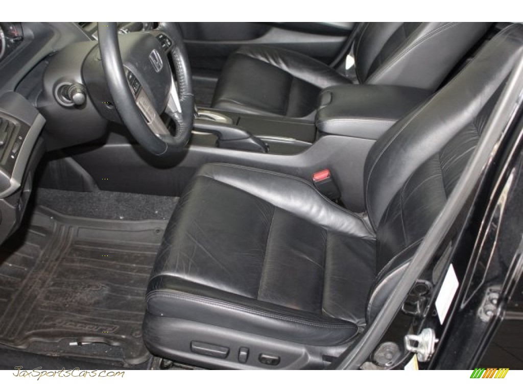 2010 Accord EX-L V6 Sedan - Crystal Black Pearl / Black photo #16
