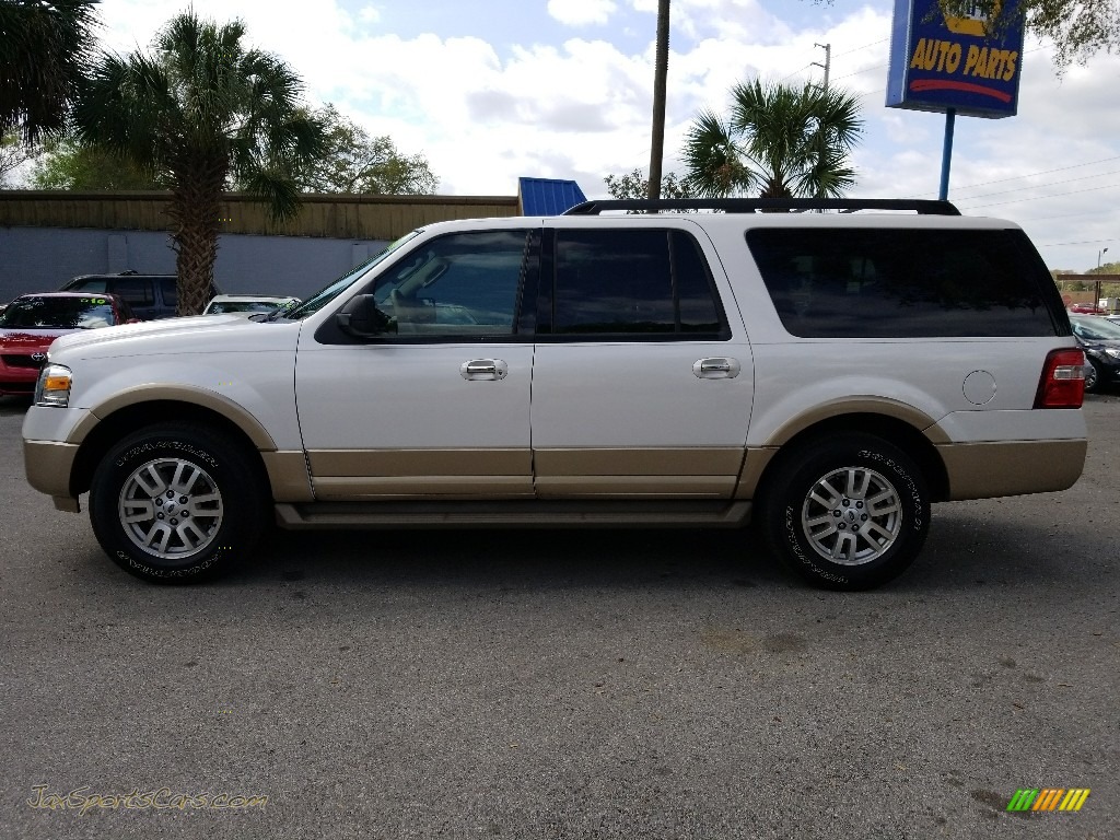 2011 Expedition EL XLT - Oxford White / Camel photo #6