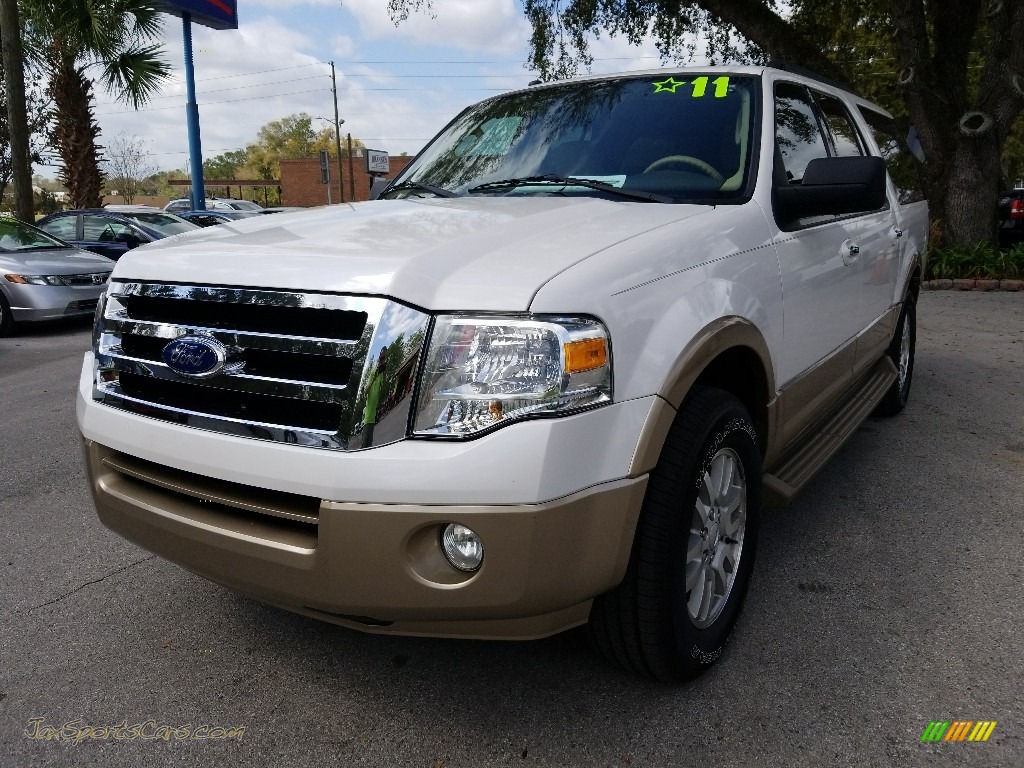 2011 Expedition EL XLT - Oxford White / Camel photo #7