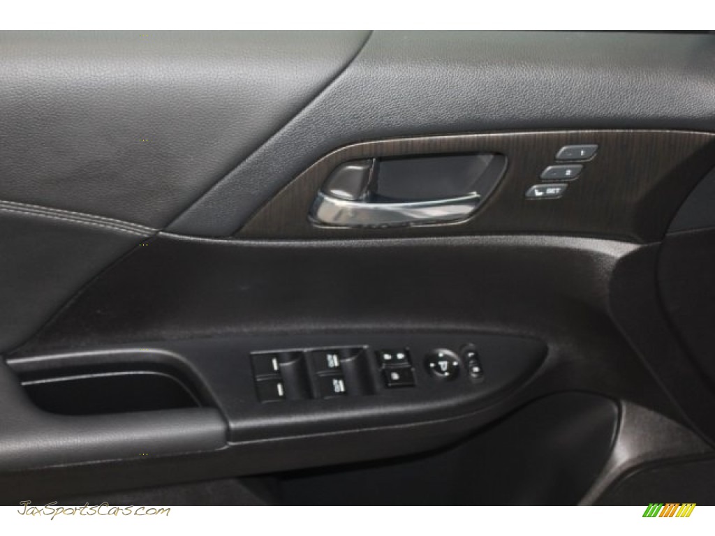 2015 Accord EX-L Sedan - Alabaster Silver Metallic / Black photo #14