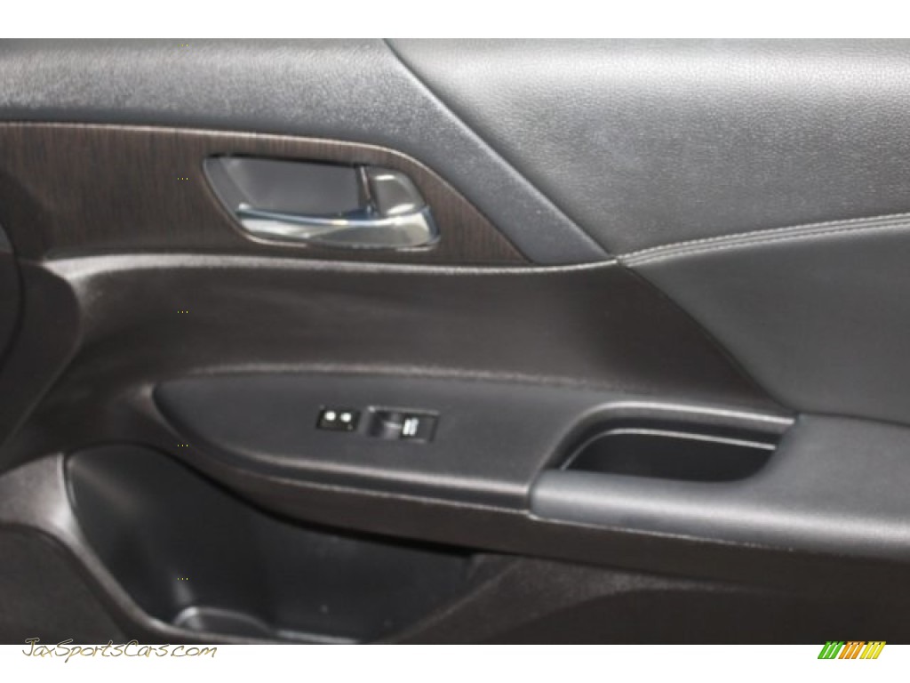 2015 Accord EX-L Sedan - Alabaster Silver Metallic / Black photo #41