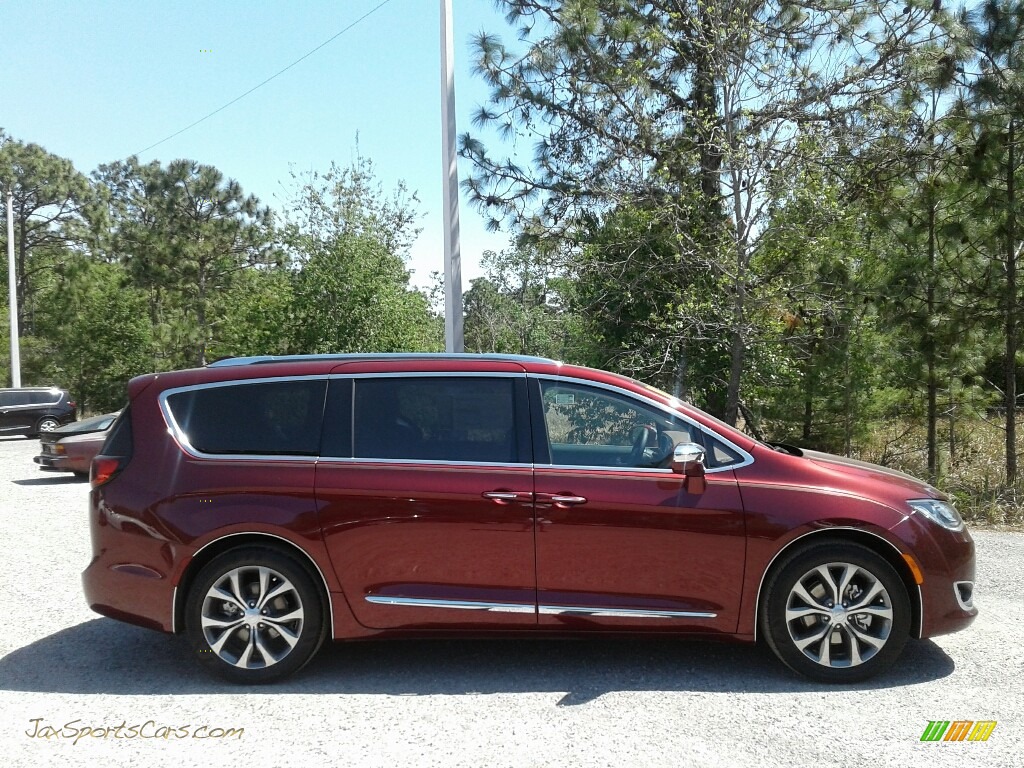 2018 Pacifica Limited - Velvet Red Pearl / Black/Deep Mocha photo #6