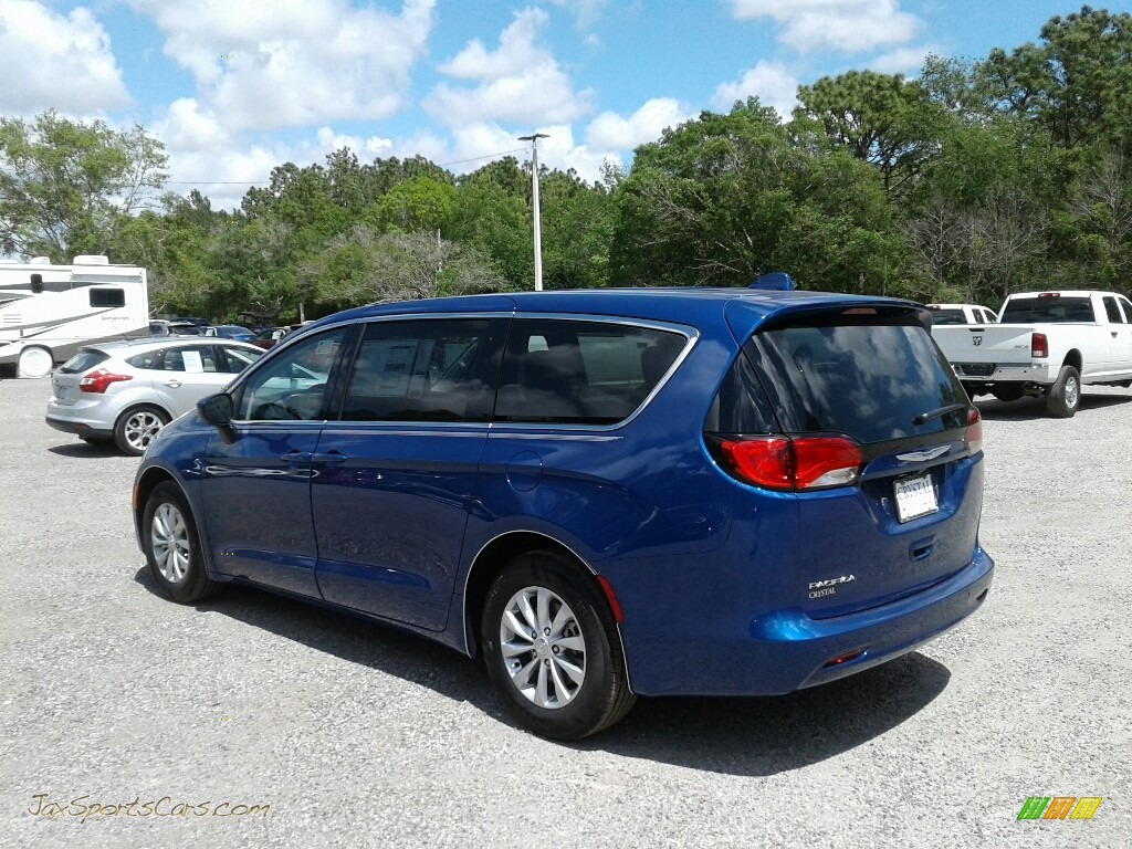 2018 Pacifica Touring L - Jazz Blue Pearl / Black/Alloy photo #3