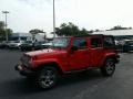 Jeep Wrangler Unlimited Sahara 4x4 Firecracker Red photo #1