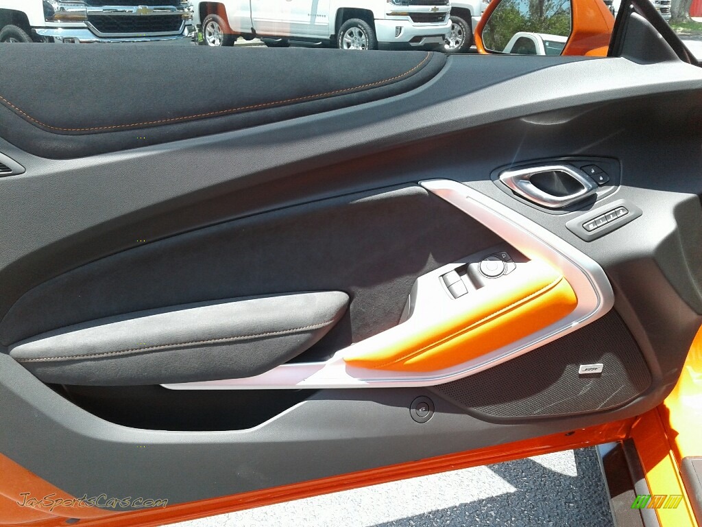 2018 Camaro LT Coupe Hot Wheels Package - Crush (Orange) / Jet Black/Orange Accents photo #17