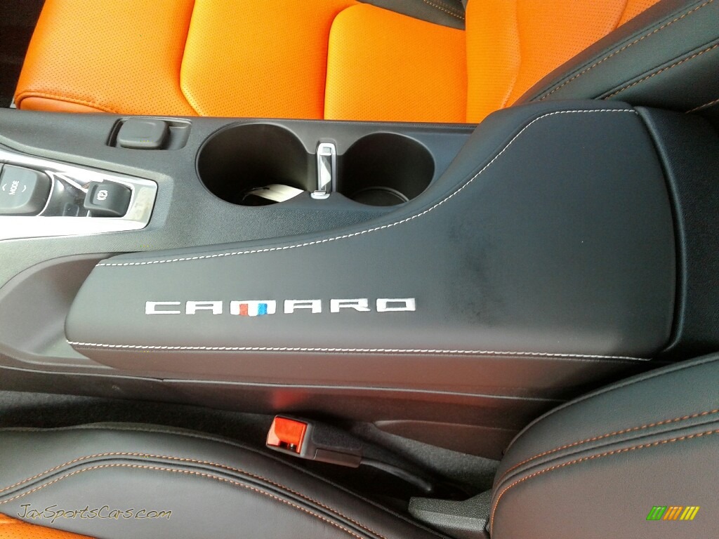 2018 Camaro LT Coupe Hot Wheels Package - Crush (Orange) / Jet Black/Orange Accents photo #18