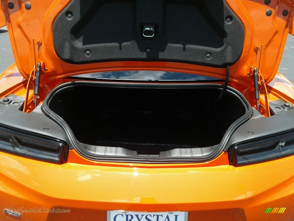 2018 Camaro LT Coupe Hot Wheels Package - Crush (Orange) / Jet Black/Orange Accents photo #19