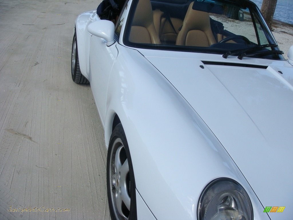 1997 911 Carrera Cabriolet - Glacier White / Cashmere photo #9
