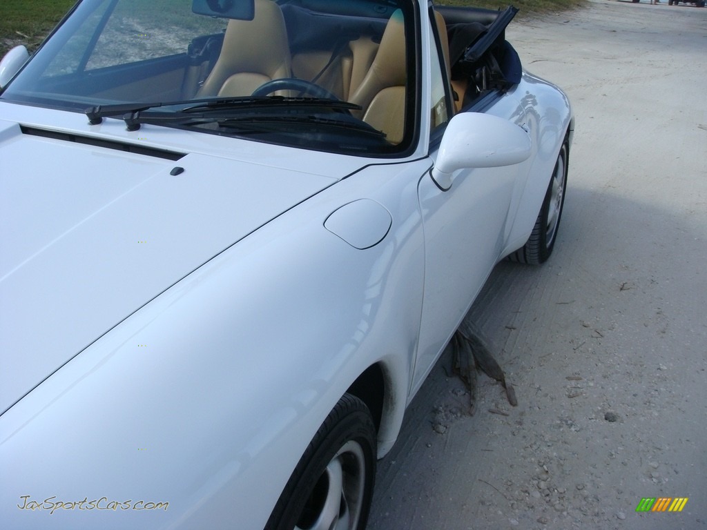 1997 911 Carrera Cabriolet - Glacier White / Cashmere photo #10