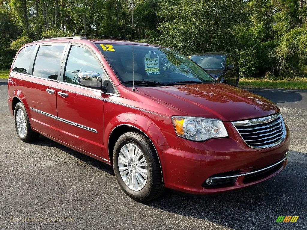 2012 Chrysler Town & Country Touring L in Deep Cherry