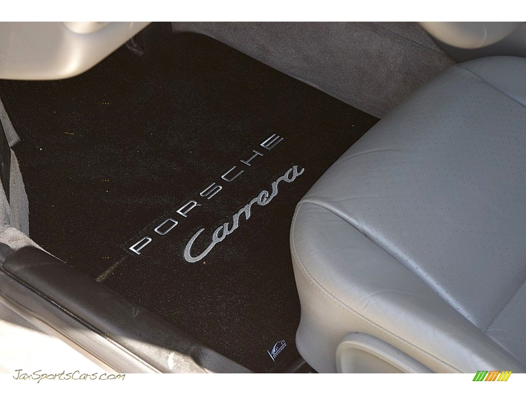 2002 911 Carrera Coupe - Seal Grey Metallic / Graphite Grey photo #31