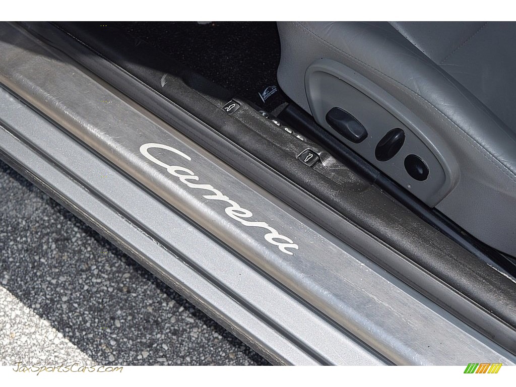 2002 911 Carrera Coupe - Seal Grey Metallic / Graphite Grey photo #38