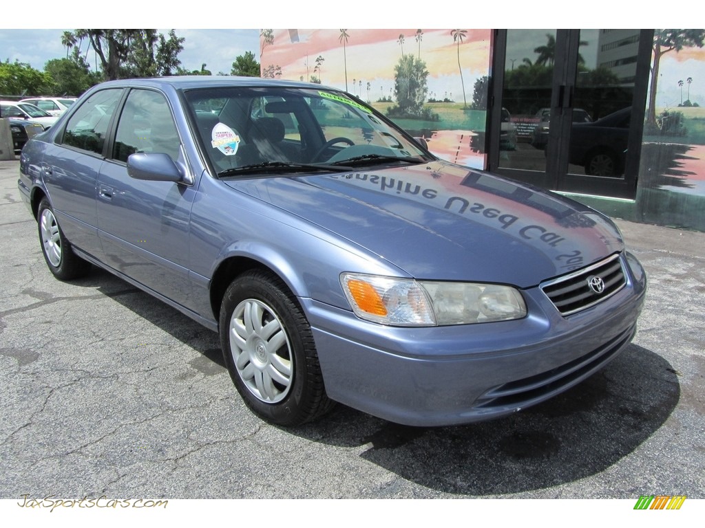 2000 Camry LE - Constellation Blue Pearl / Gray photo #3