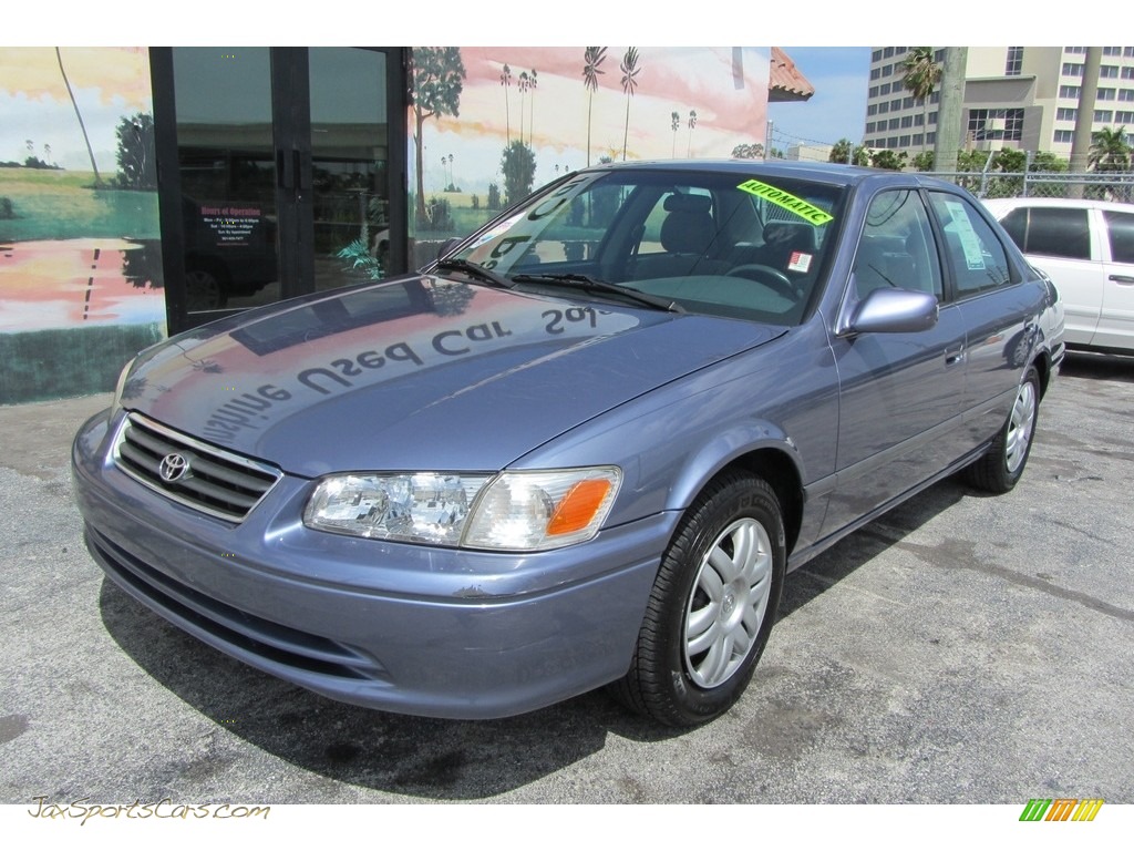 2000 Camry LE - Constellation Blue Pearl / Gray photo #5