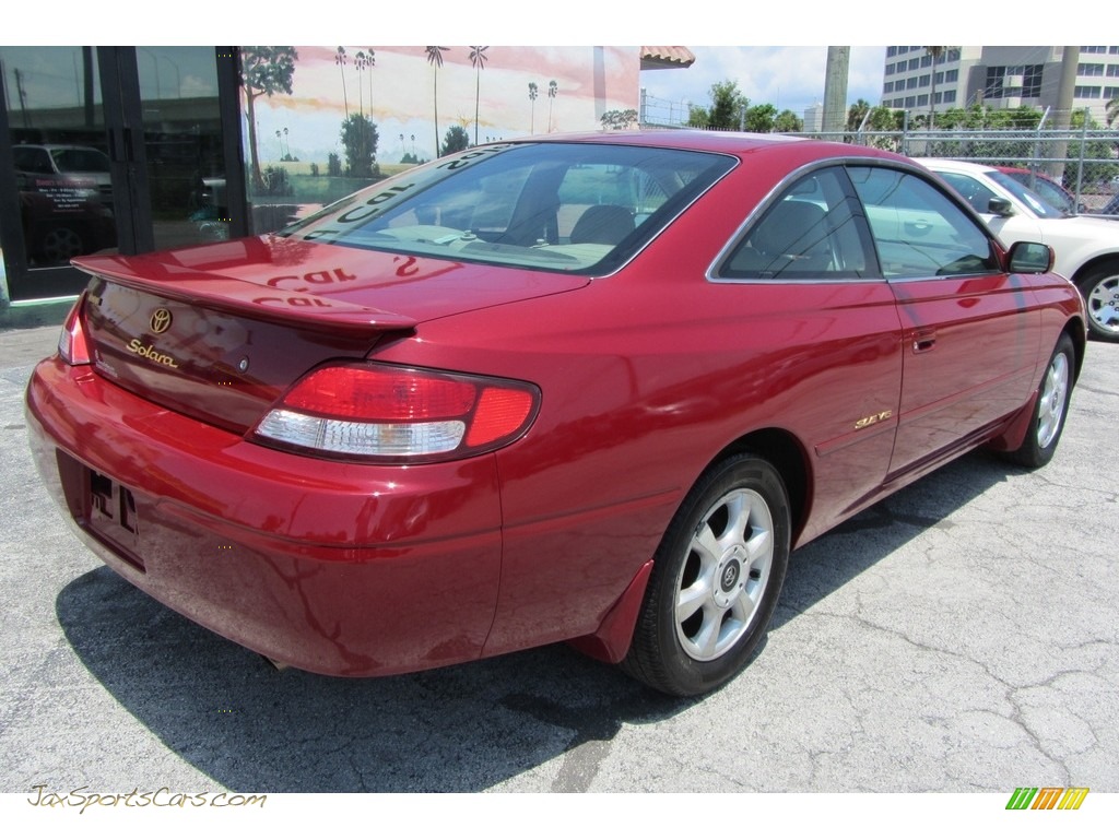 1999 Solara SLE V6 Coupe - Red Flame Metallic / Charcoal photo #8