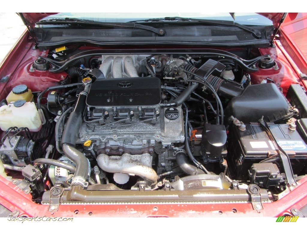 1999 Solara SLE V6 Coupe - Red Flame Metallic / Charcoal photo #21