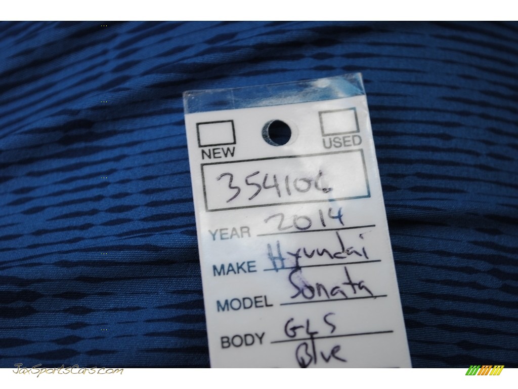 2014 Sonata GLS - Indigo Blue Pearl / Gray photo #20
