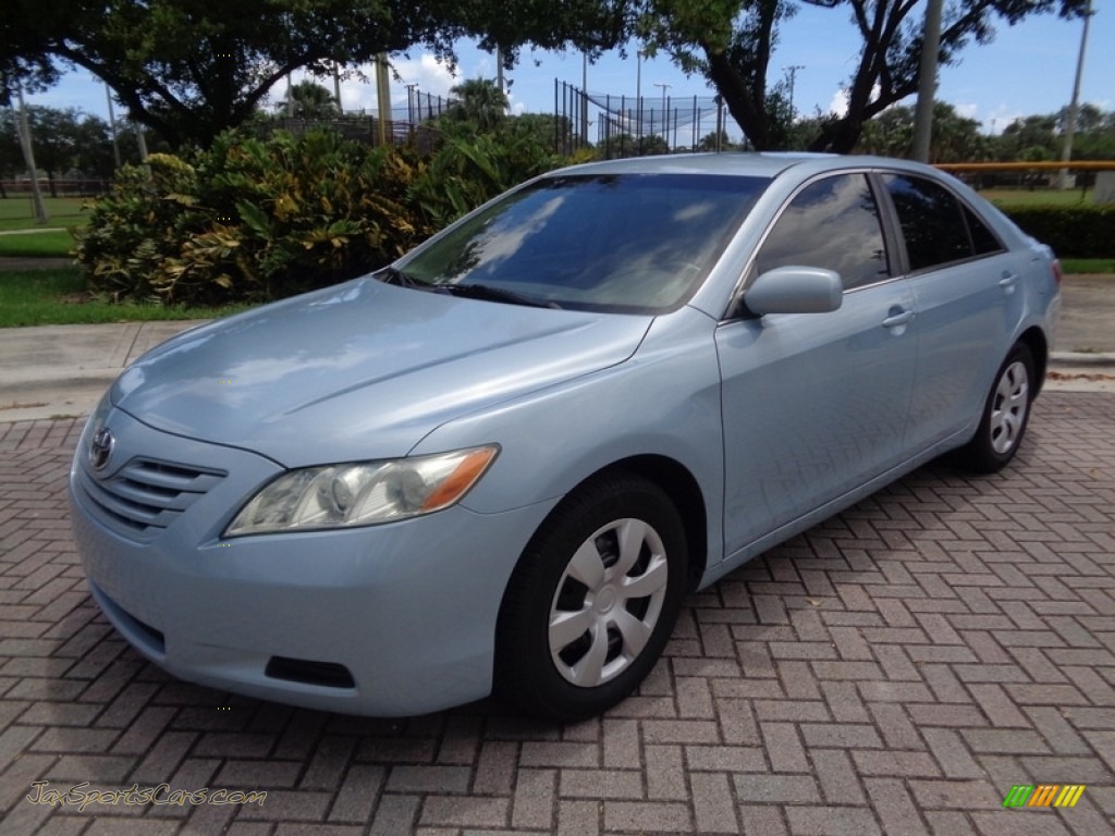2009 Camry LE - Sky Blue Pearl / Bisque photo #1