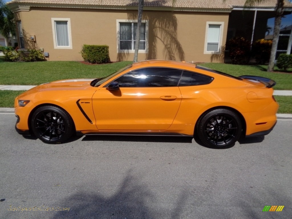 2018 Mustang Shelby GT350 - Orange Fury / Ebony photo #3