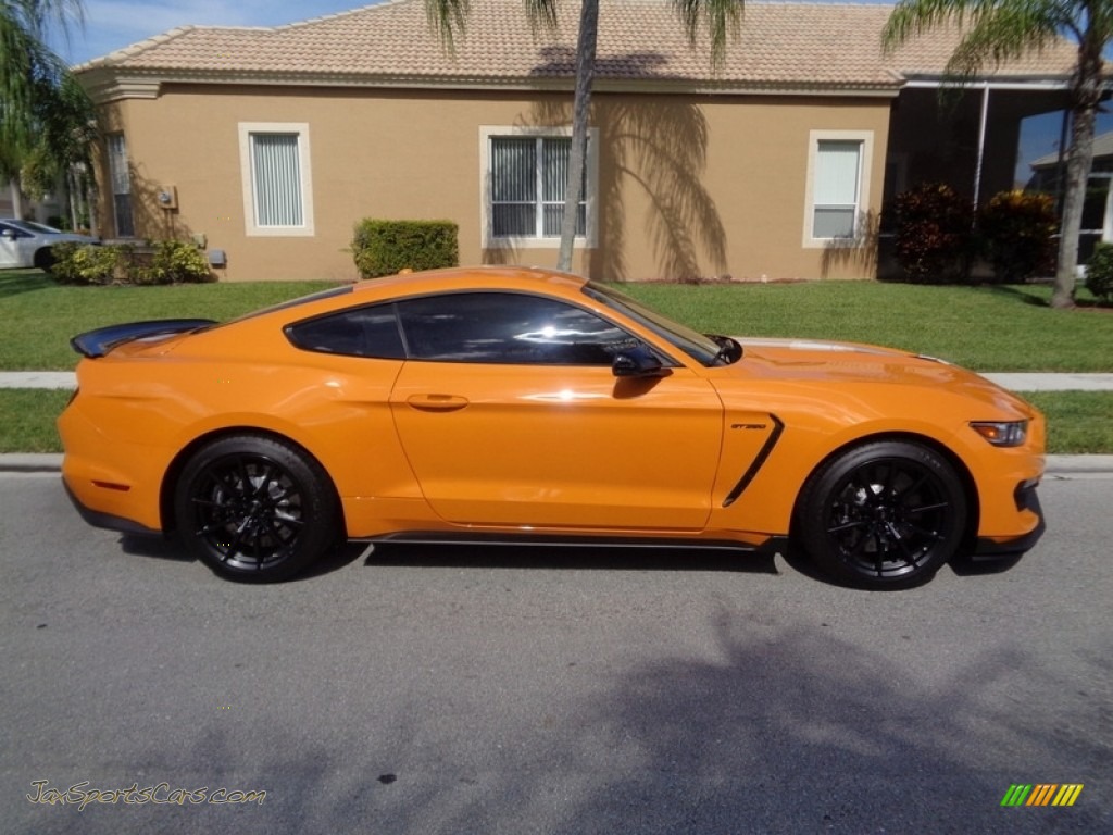2018 Mustang Shelby GT350 - Orange Fury / Ebony photo #11