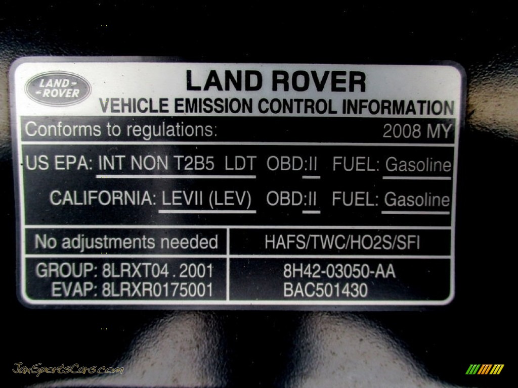 2008 Range Rover V8 HSE - Buckingham Blue Metallic / Parchment photo #99