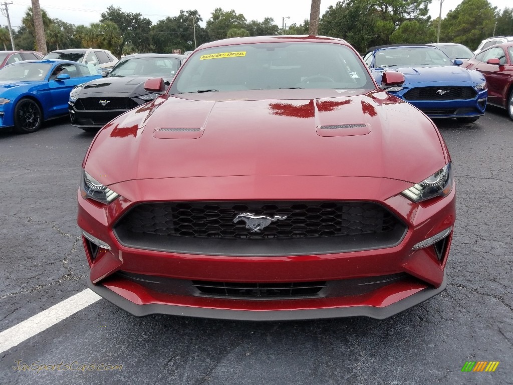 2018 Mustang EcoBoost Fastback - Ruby Red / Ebony photo #8