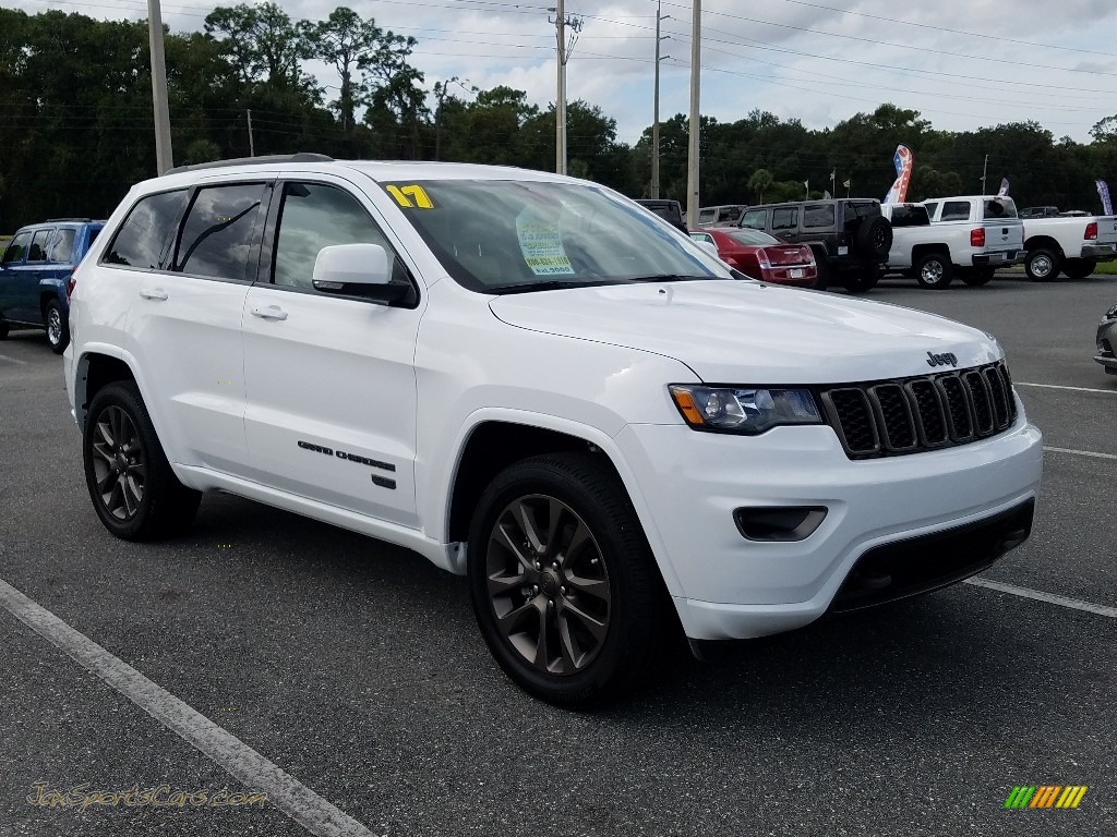 2017 Grand Cherokee Limited 75th Annivesary Edition 4x4 - Bright White / Black/Light Frost Beige photo #8