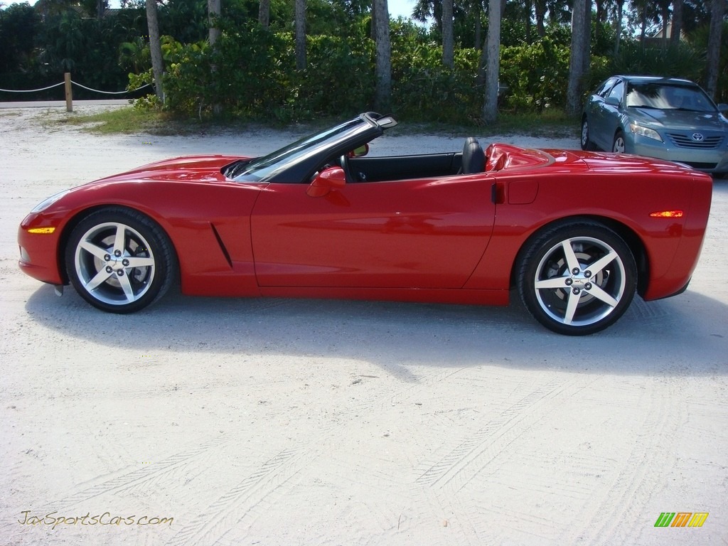 2005 Corvette Convertible - Precision Red / Ebony photo #4