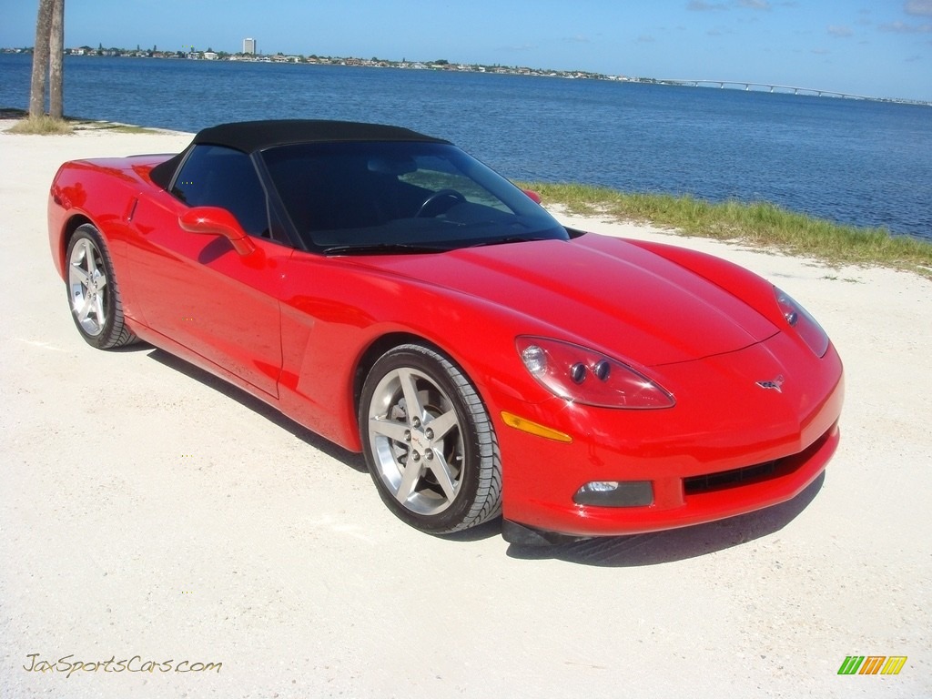 2005 Corvette Convertible - Precision Red / Ebony photo #25