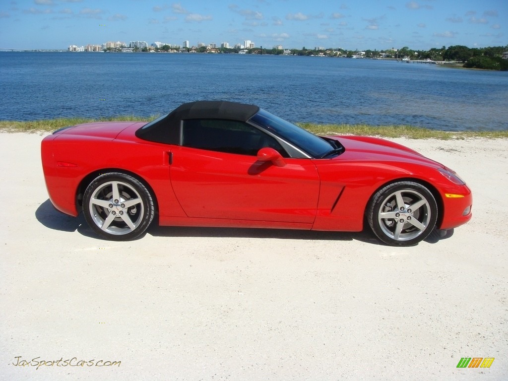 2005 Corvette Convertible - Precision Red / Ebony photo #26