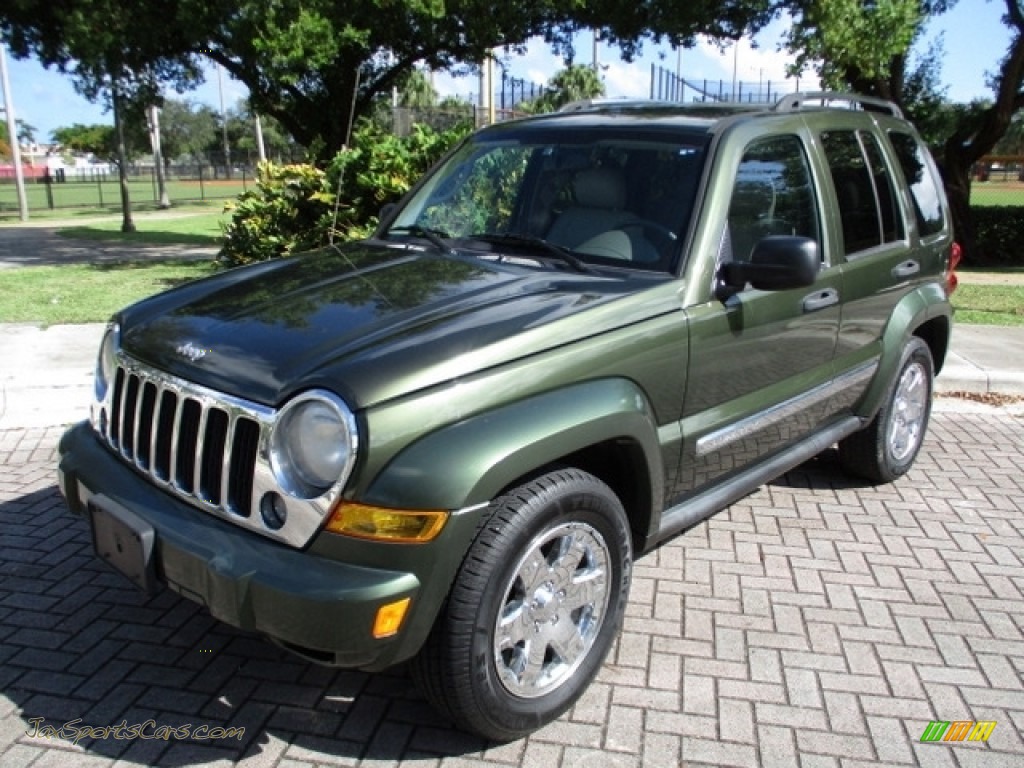 Jeep Green Metallic / Dark Khaki/Light Graystone Jeep Liberty Limited