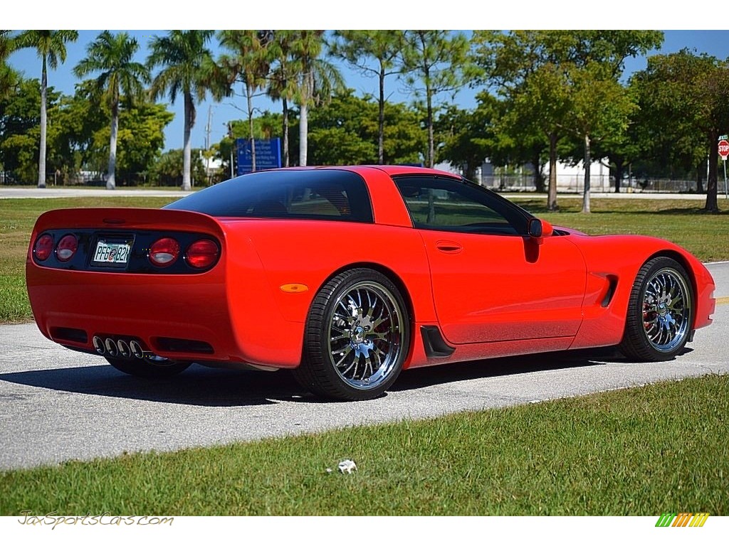 2001 Corvette Coupe - Torch Red / Light Gray photo #6