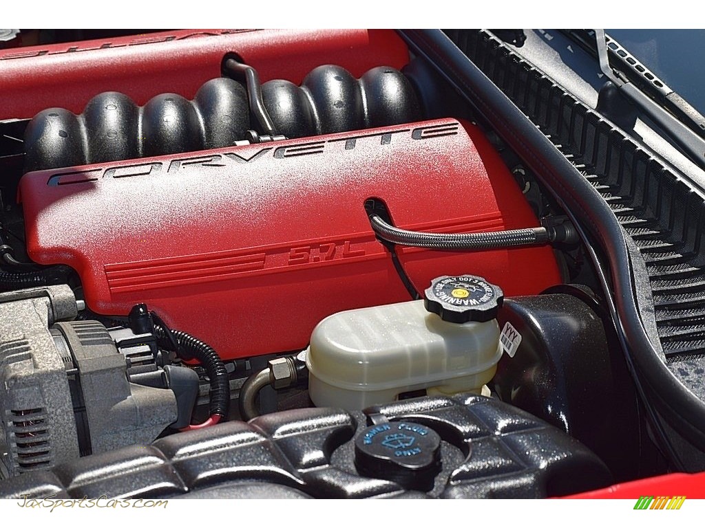 2001 Corvette Coupe - Torch Red / Light Gray photo #85