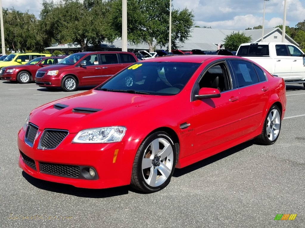 Liquid Red / Onyx/Red Pontiac G8 GT
