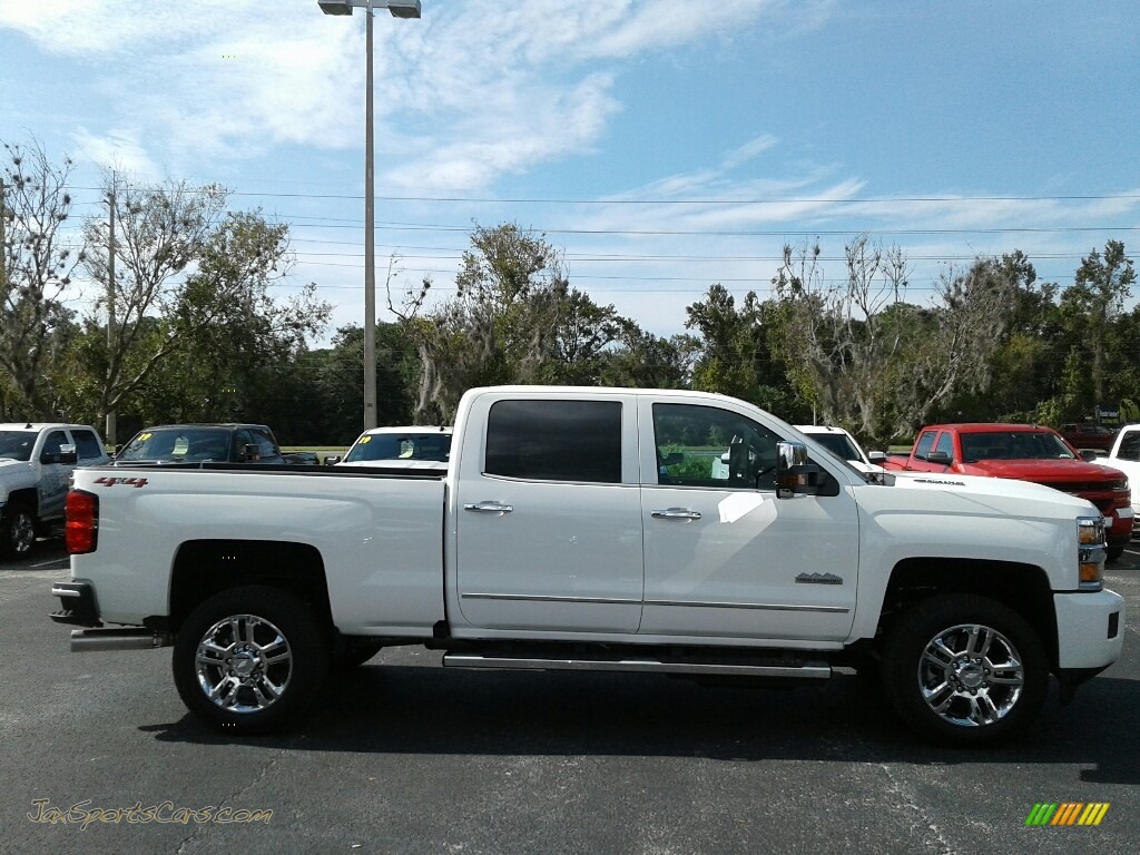 2019 Silverado 2500HD High Country Crew Cab 4WD - Summit White / High Country Saddle photo #6