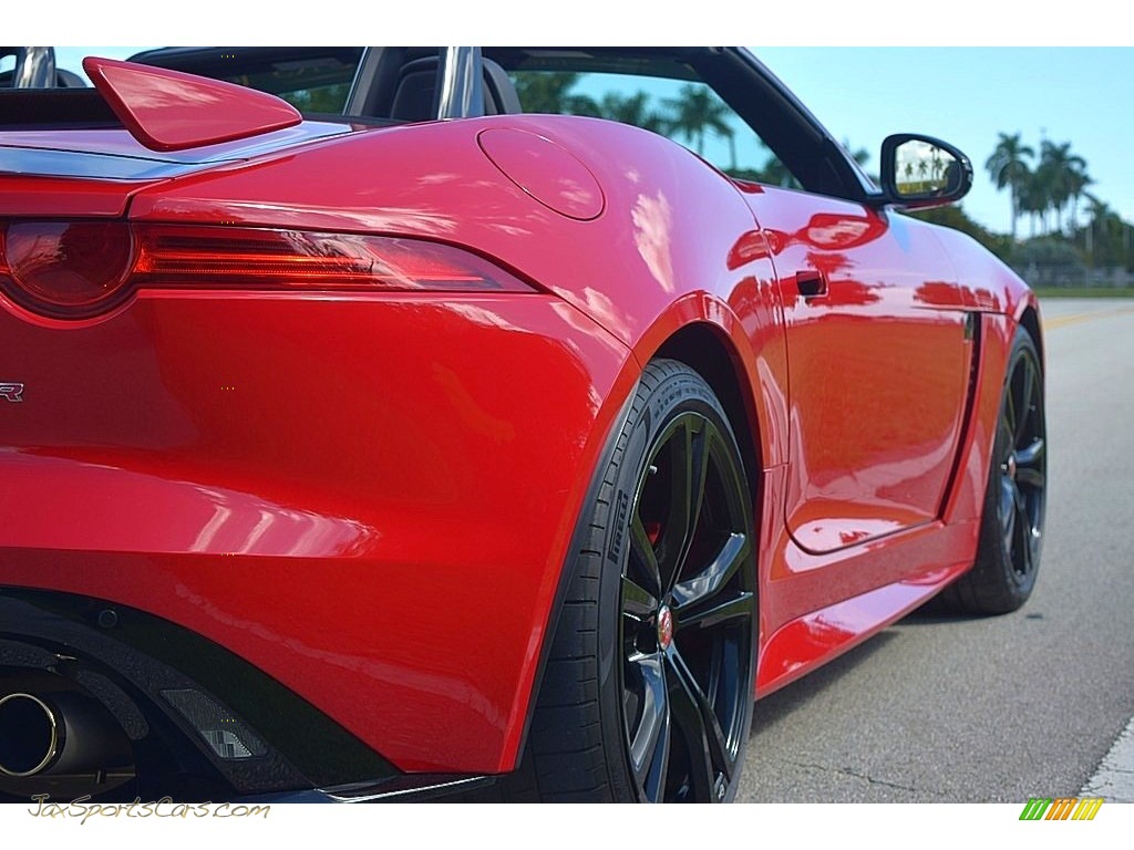 2017 F-TYPE Convertible - Caldera Red / SVR Quilted Jet W/Red Stitching photo #19