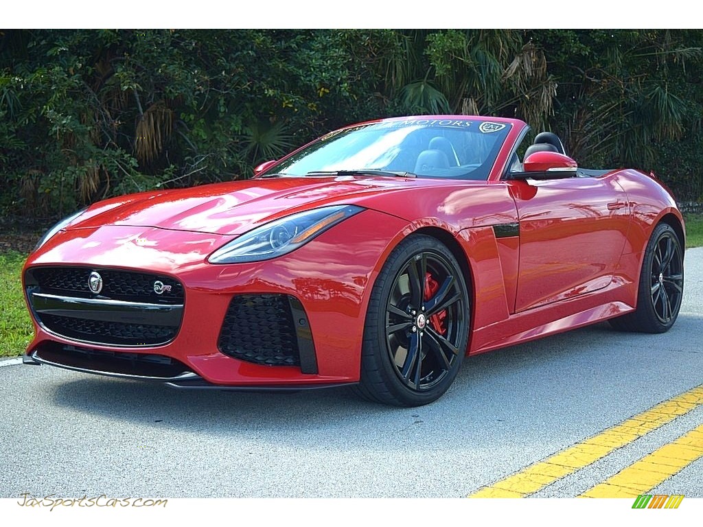 2017 F-TYPE Convertible - Caldera Red / SVR Quilted Jet W/Red Stitching photo #25
