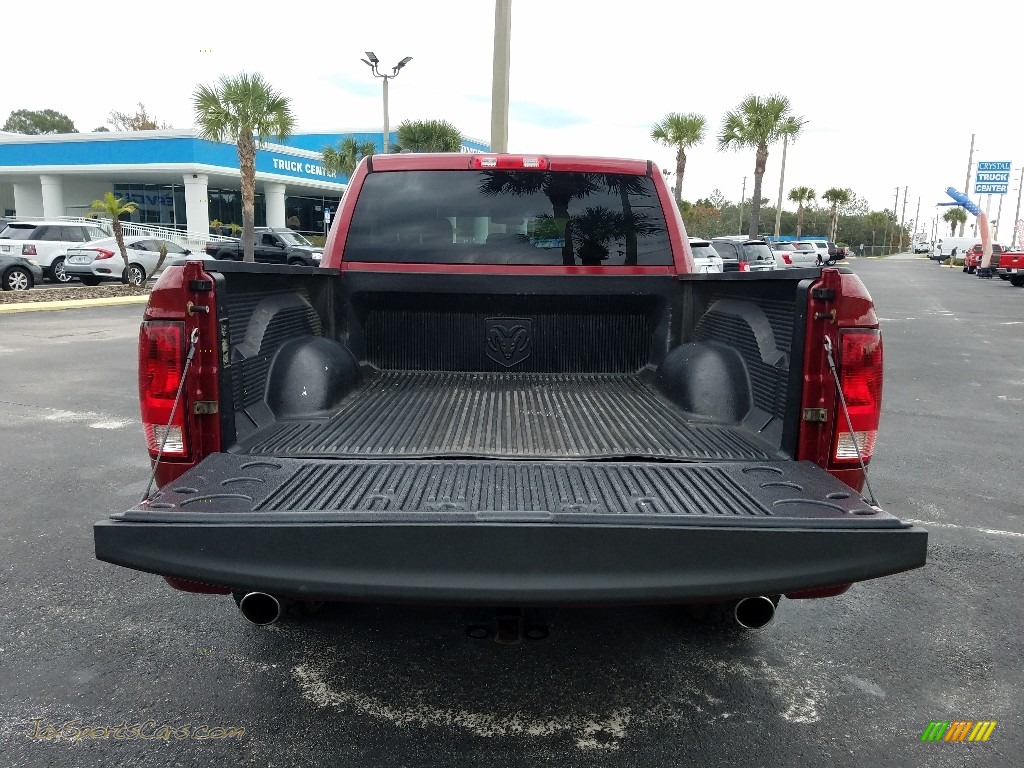 2014 1500 Express Crew Cab 4x4 - Deep Cherry Red Crystal Pearl / Black/Diesel Gray photo #19