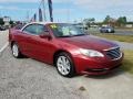 Chrysler 200 Touring Convertible Deep Cherry Red Crystal Pearl Coat photo #7