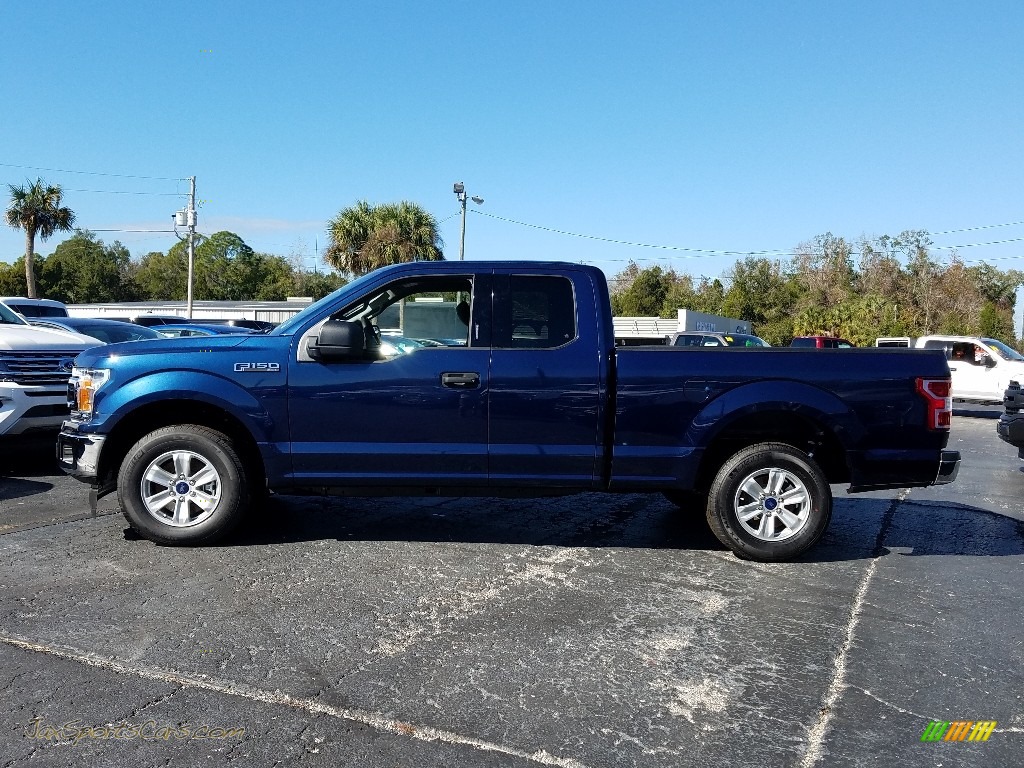 2019 F150 XLT SuperCab - Blue Jeans / Earth Gray photo #2